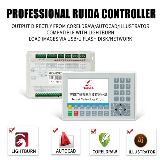 REDSAIL Professional Flatbed Laser Cutting Machine CM1318